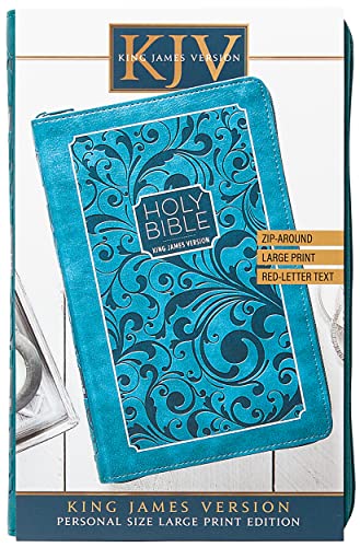 KJV Holy Bible Zip Turquoise: King James Version, Turquoise, Zip