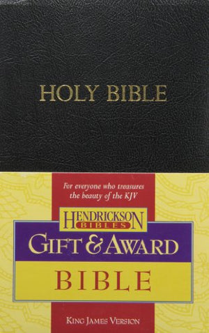 KJV Gift & Award Bible: King James Version, Black, Imitation Leather, Gift & Award