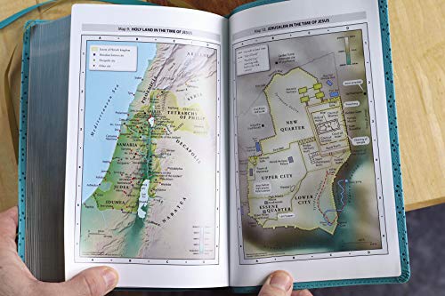 Quest Study Bible: New International Version, Teal, Leathersoft, Comfort Print, Personal Size
