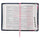 KJV Holy Bible Standard Size Faux Leather Red Letter Edition - Thumb Index & Ribbon Marker, King James Version, Blue Floral, Zipper Closure