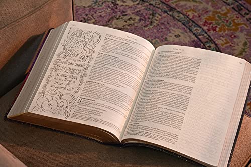 NLT Inspire PRAYER Bible Giant Print (LeatherLike, Purple): The Bible for Coloring & Creative Journaling
