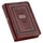 KJV Large Print Compact Bible Burgundy with Zipper Faux Leather