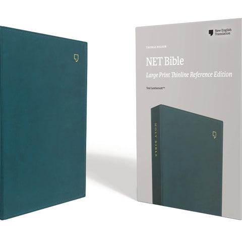 NET Bible, Thinline Reference, Large Print, Leathersoft, Teal, Comfort Print: Holy Bible Imitation Leather – Large Print, 11 June 2020