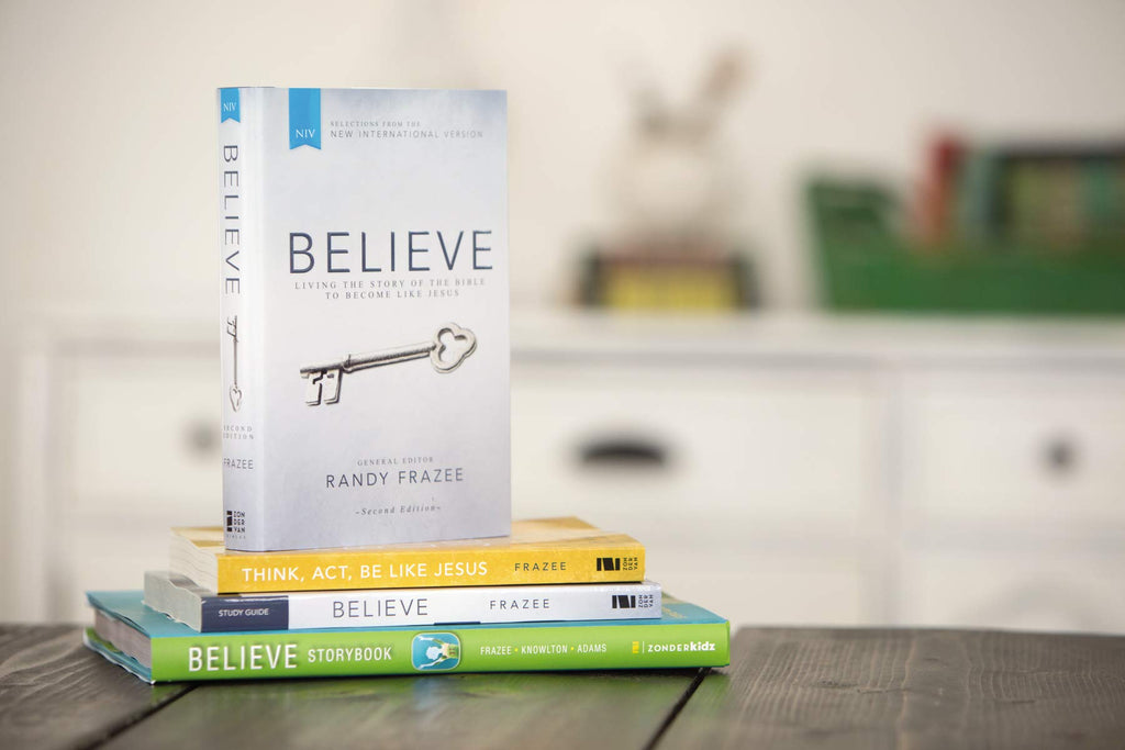 Believe: Living the Story of the Bible to Become Like Jesus Hardcover