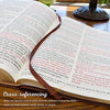 KJV Super Giant Print Brown Red Letters
