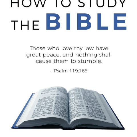 How to Study the Bible
