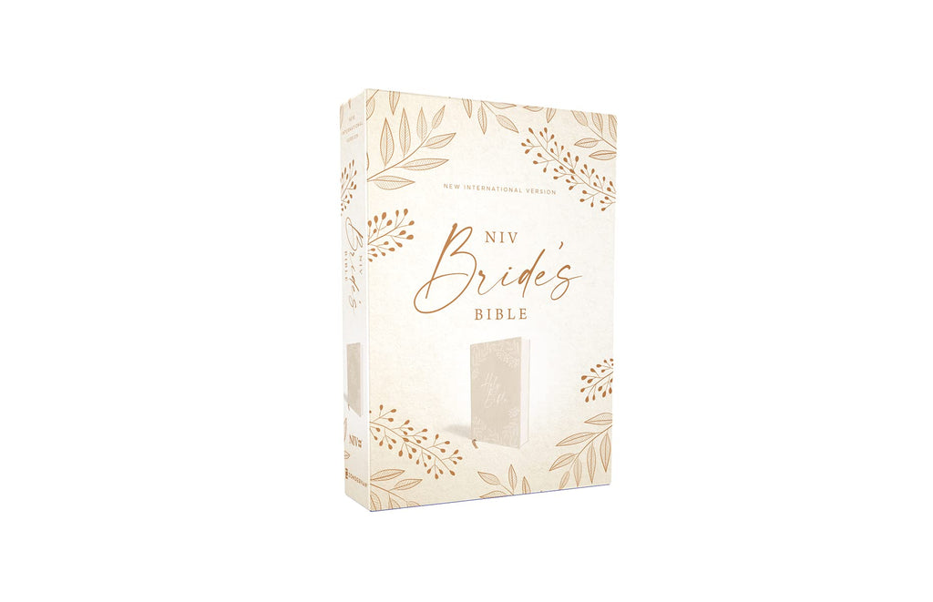 Holy Bible: New International Version, Bride's Bible, Cream, Cloth over Board, Red Letter, Comfort Print Hardcover