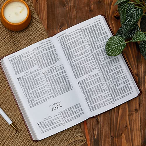 KJV, Deluxe Gift Bible, Leathersoft, Gray, Red Letter, Comfort Print: Holy Bible, King James Version