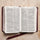 KJV Large Print Compact Reference Bible, Celtic Cross Crimson LeatherTouch