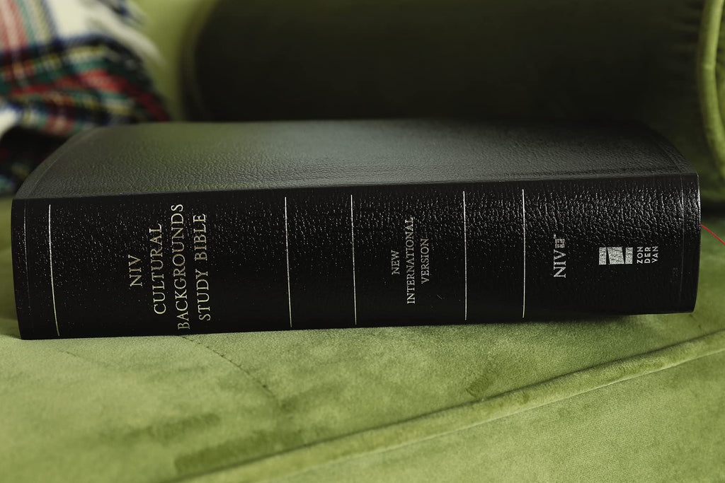 Cultural Backgrounds Study Bible: New International Version, Black, Bonded Leather, Bringing to Life the Ancient World of Scripture Bonded Leather – Illustrated