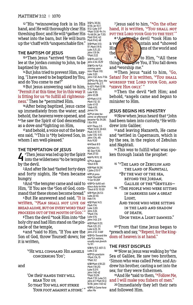 NASB, Classic Reference Bible, Leathersoft, Black, Red Letter, 1995 Text, Comfort Print Imitation Leather – 31 August 2021