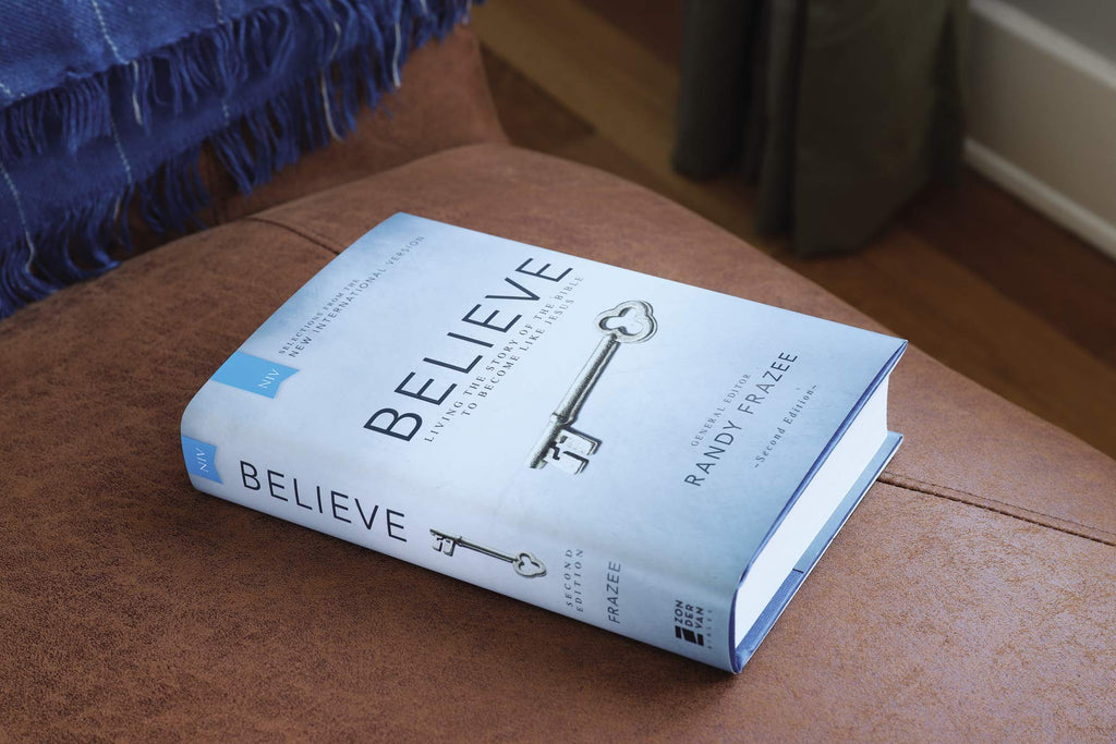 Believe: Living the Story of the Bible to Become Like Jesus Hardcover