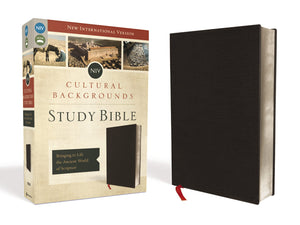 Cultural Backgrounds Study Bible: New International Version, Black, Bonded Leather, Bringing to Life the Ancient World of Scripture Bonded Leather – Illustrated