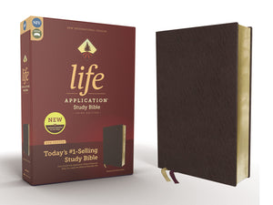 Life Application Study Bible: New International Version, Burgundy, Bonded Leather, Red Letter Edition, Gold Edge (NIV Life Application Study Bible, Third Edition) Bonded Leather