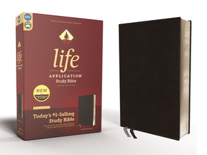Life Application Study Bible: New International Version, Black Bonded Leather, Red Letter Bonded Leather – 1 October 2019