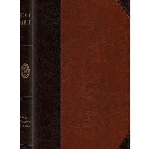 Holy Bible: English Standard Version (ESV): English Standard Version, Brown/Cordovan, Portfolio Design, Red Letter, Thinline Trutone Imitation Leather – Import, 26 November 2009