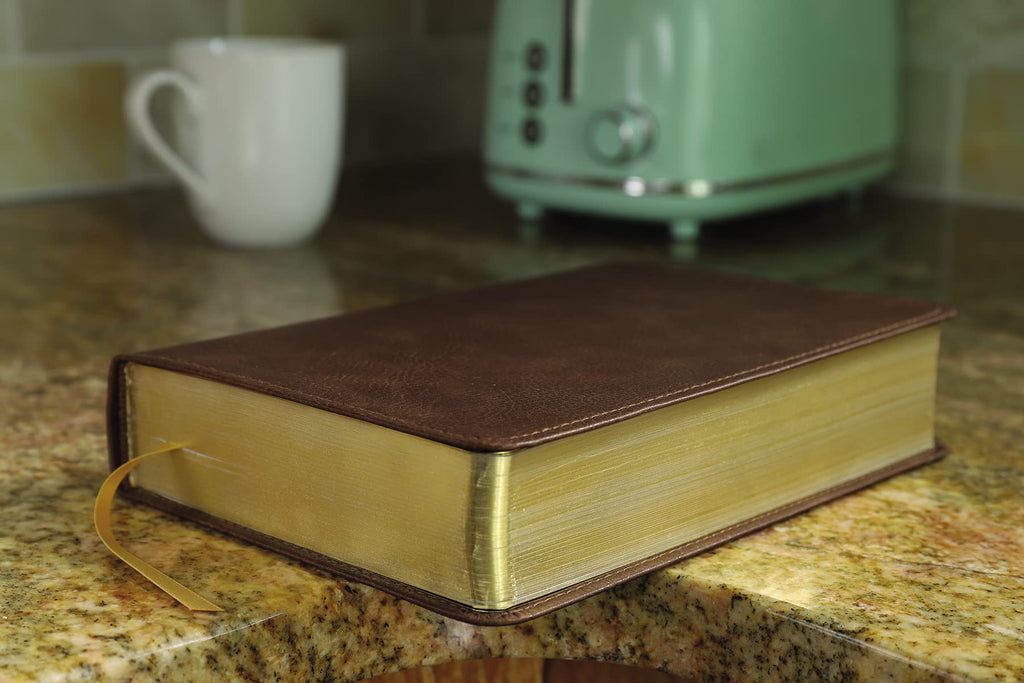 KJV, Thompson Chain-Reference Bible, Handy Size, Leathersoft, Brown, Red Letter: King James Version, Brown, Leathersoft, Red Letter, Handy Size Imitation Leather – Import, 8 June 2021