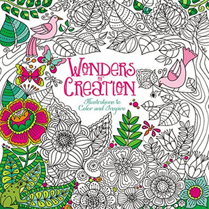 Wonders of Creation Coloring Book: Illustrations to Color and Inspire