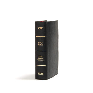 KJV Large Print Compact Reference Bible, Black LeatherTouch: King James Version, Black Leathertouch, Reference Bible