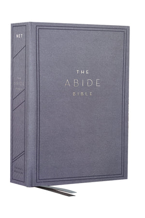 NET, Abide Bible, Cloth over Board, Blue, Comfort Print: Holy Bible Hardcover – 23 July 2020
