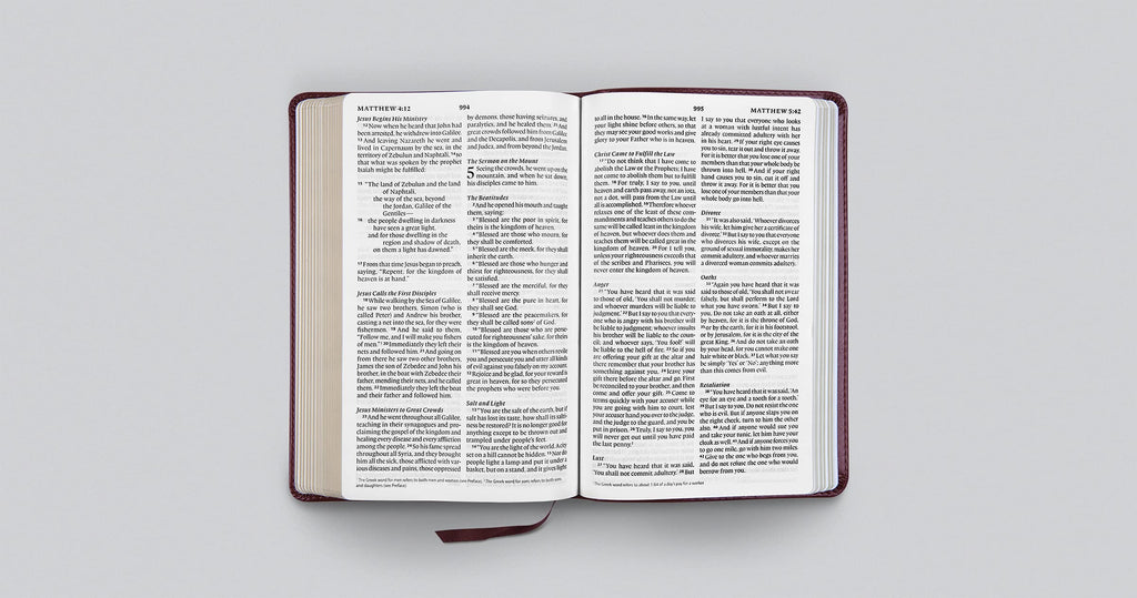 ESV Large Print Thinline Bible: Esv Thinline Bible Trutone, Mahogany Imitation Leather – Import, 25 May 2021