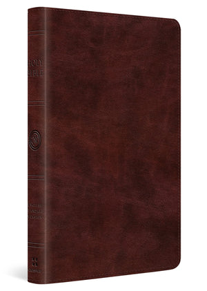 ESV Large Print Thinline Bible: Esv Thinline Bible Trutone, Mahogany Imitation Leather – Import, 25 May 2021