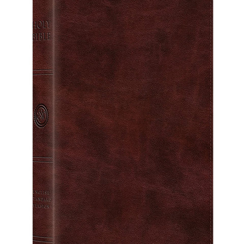 ESV Large Print Thinline Bible: Esv Thinline Bible Trutone, Mahogany Imitation Leather – Import, 25 May 2021