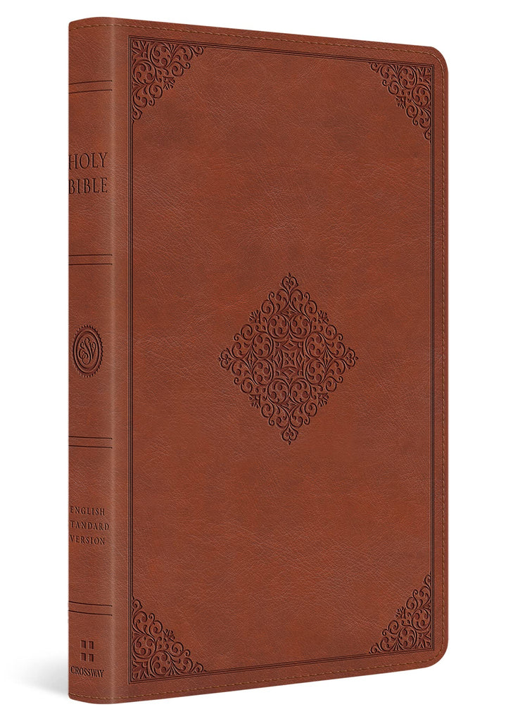 ESV Thinline Bible: English Standard Version, Terracotta, TruTone, Ornament Design, Thinline Leather Bound – Import, 26 August 2021