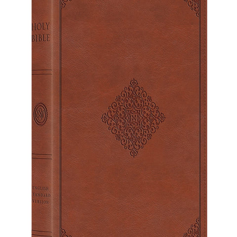 ESV Thinline Bible: English Standard Version, Terracotta, TruTone, Ornament Design, Thinline Leather Bound – Import, 26 August 2021