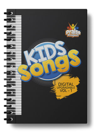 Christian Song Book - Worship songs with music - kids songs with music - Praise Project kids song book volume 1 - Christian Digital Song Book Spiral-bound – 1 January 2021