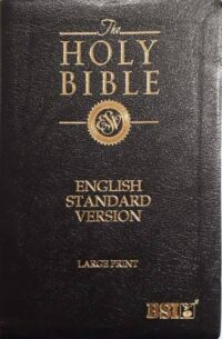 ESV Bible Large Print Bounded Leather Gold Edge