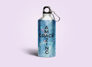 Amazing Grace - Sipper Bottle - (Drink Up the Word of God) Christian Gift Sipper Bottles for Daily Inspiration