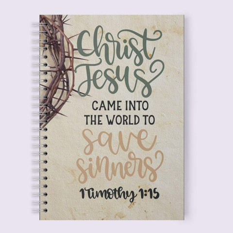 Christ Jesus - NotePad - Christian Note books for Gift - Christian Gift Idea: Bible-Themed Notebook for Devotions, Reflections, and More