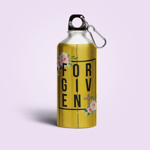 Forgiven - Sipper Bottle - (Drink Up the Word of God) Christian Gift Sipper Bottles for Daily Inspiration