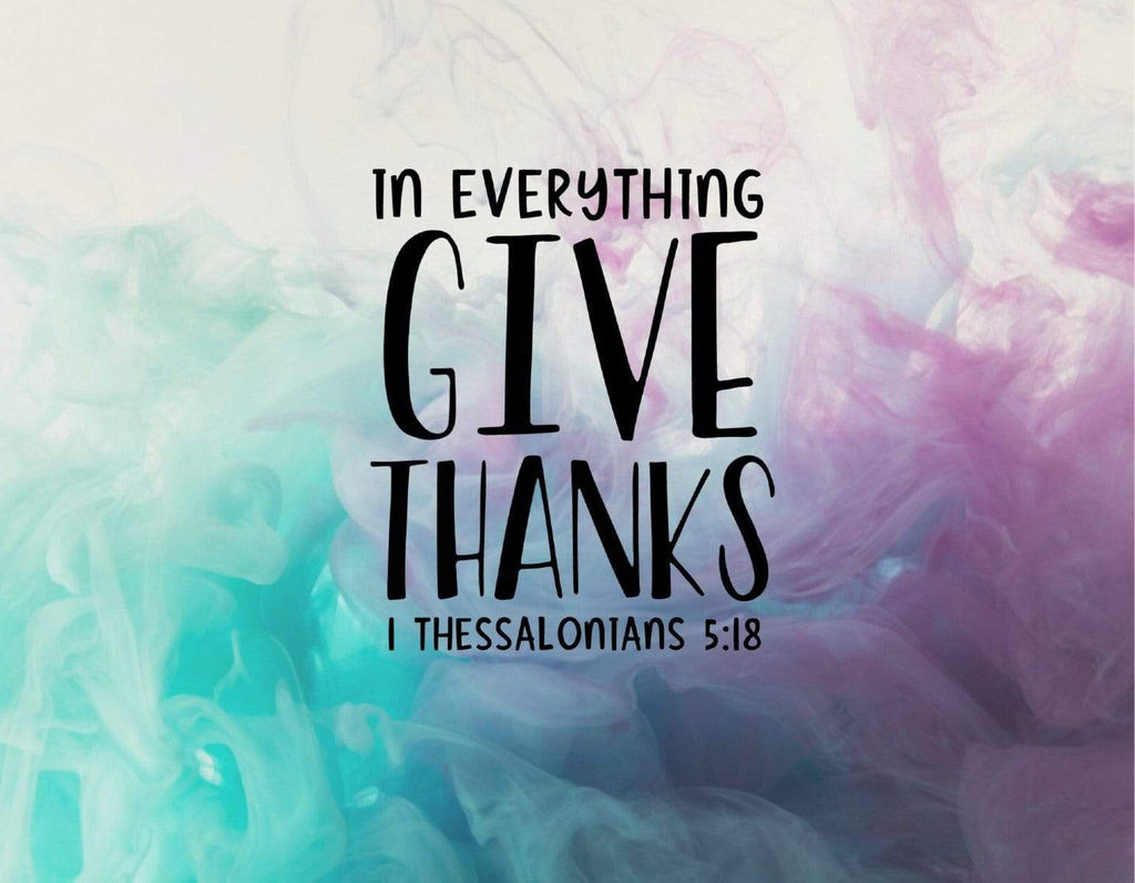 Give thanks - Sipper Bottle - Sipper Bottle - Sipper Bottle - (Drink Up the Word of God) Christian Gift Sipper Bottles for Daily Inspiration