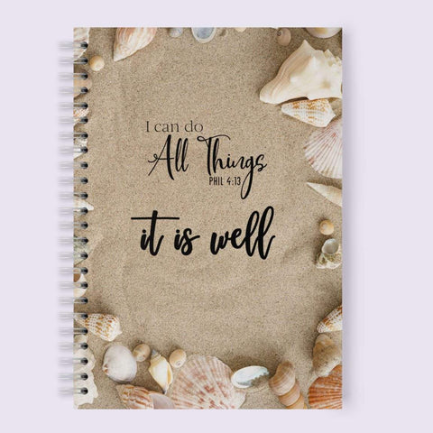 I can do - NotePad - Christian Note books for Gift - Christian Gift Idea: Bible-Themed Notebook for Devotions, Reflections, and More