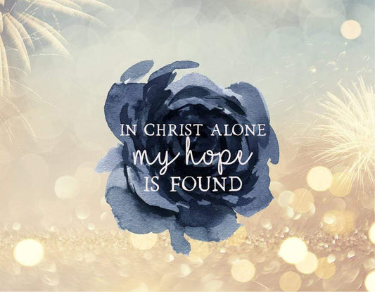 In Christ alone - Sipper Bottle - (Drink Up the Word of God) Christian Gift Sipper Bottles for Daily Inspiration