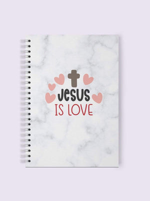 Jesus is Love - NotePad - Christian Note books for Gift - Christian Gift Idea: Bible-Themed Notebook for Devotions, Reflections, and More