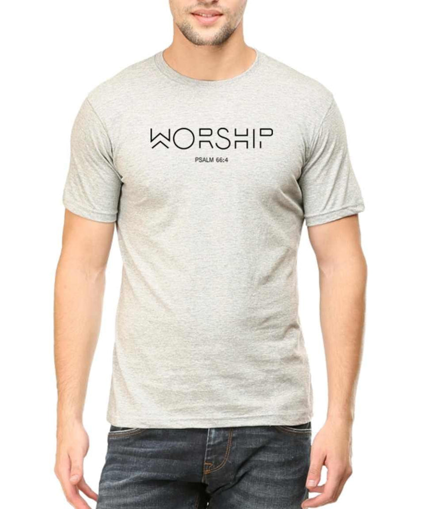 Worship - Christian T-Shirt - Faith-Inspired Christian T-Shirts: Wear Your Beliefs with Pride