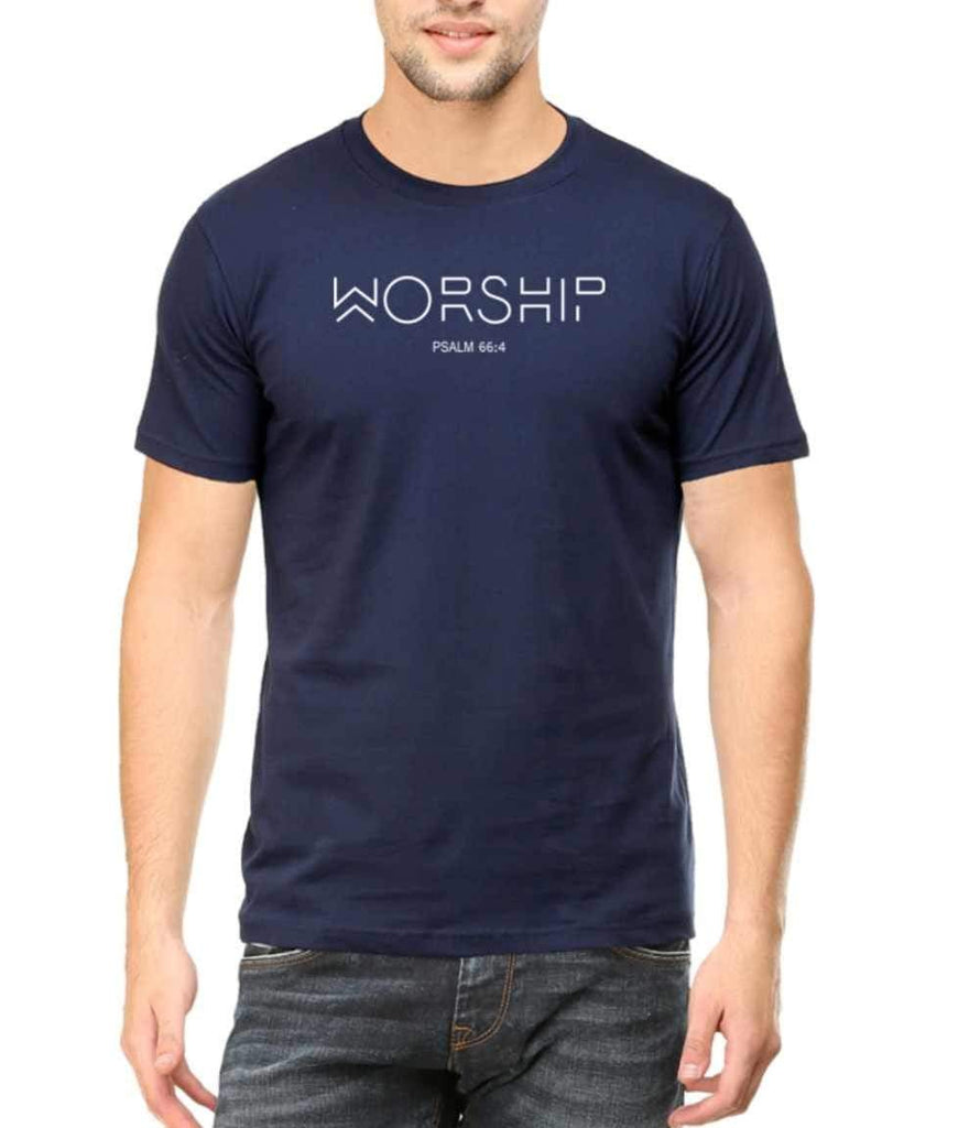Worship - Christian T-Shirt - Faith-Inspired Christian T-Shirts: Wear Your Beliefs with Pride
