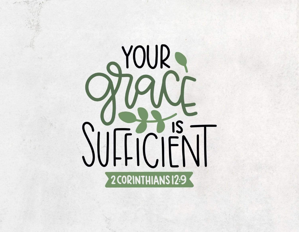 My grace is sufficient - Sipper Bottle - Sipper Bottle - Sipper Bottle - (Drink Up the Word of God) Christian Gift Sipper Bottles for Daily Inspiration