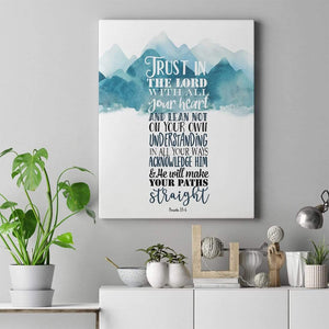 Trust in the Lord - Sale - Elegant and Inspiring Christian Wall Frames: The Lord's Prayer Edition