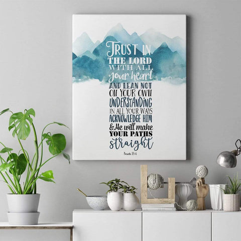 Trust in the Lord - Sale - Elegant and Inspiring Christian Wall Frames: The Lord's Prayer Edition