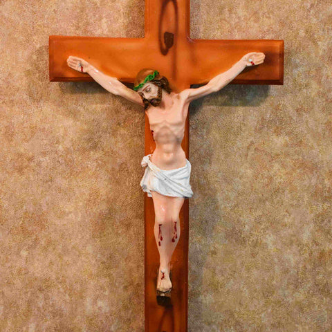 Jesus Crucifix 17 Inch - Beautifully Crafted Jesus Statues: Meaningful Christian Gifts for Every Occasion