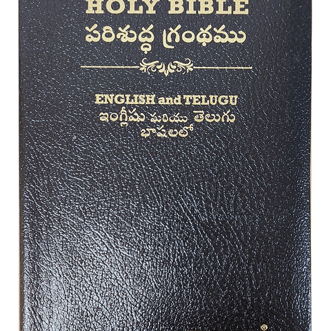 Telugu English Side by Side Bible - Telugu English Diglot Bible